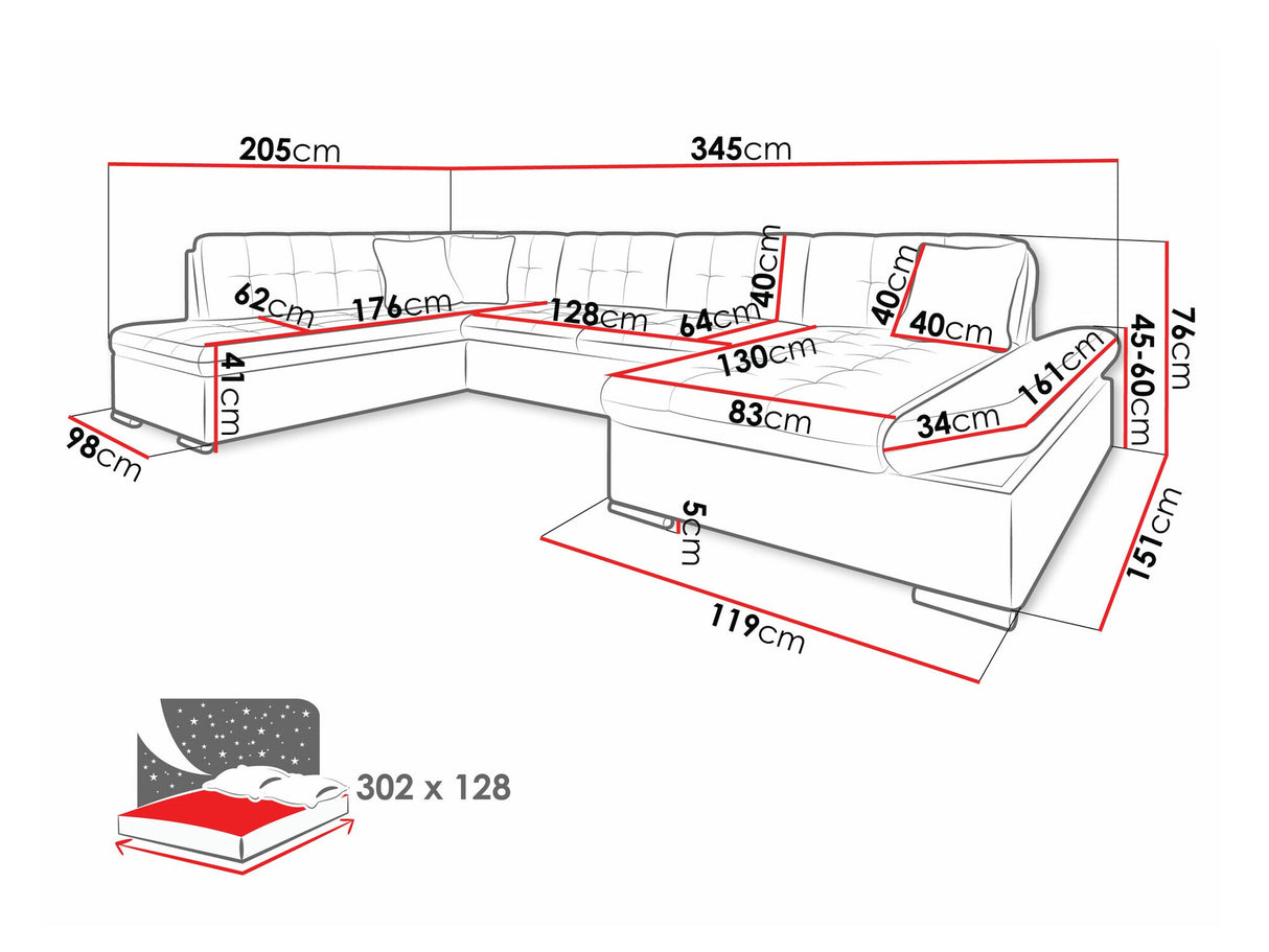 Minkštas kampas 68205