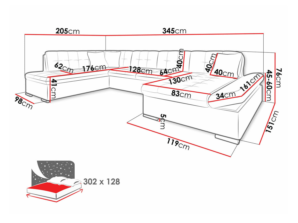 Minkštas kampas 68205