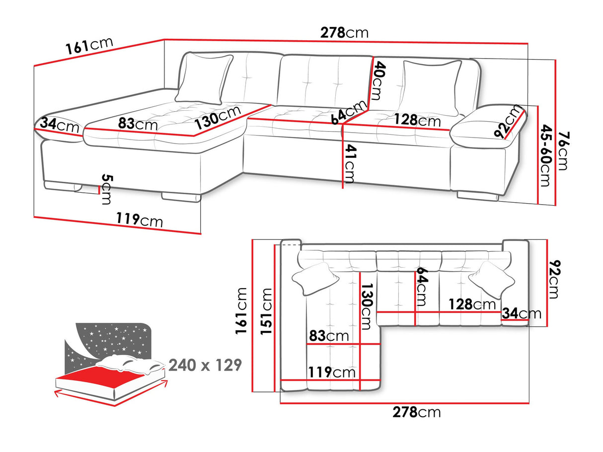 Minkštas kampas 68208