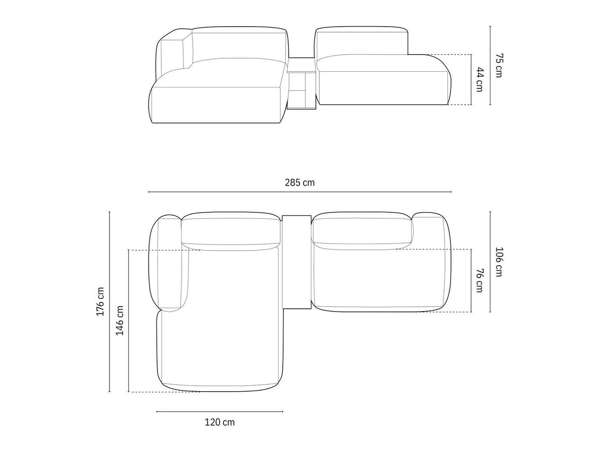 Modulinis minkštas kampas 579940