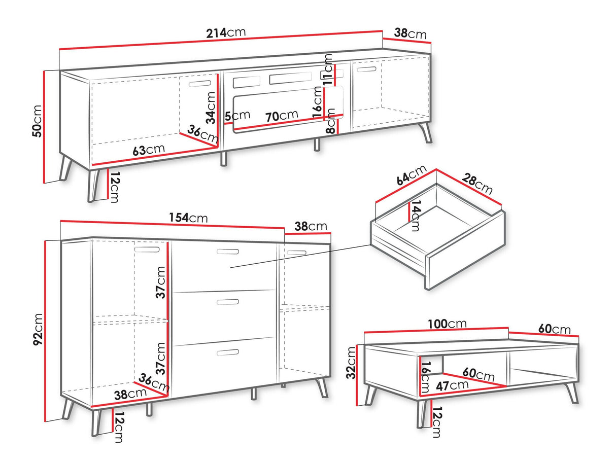 Svetainės komplektas 581757