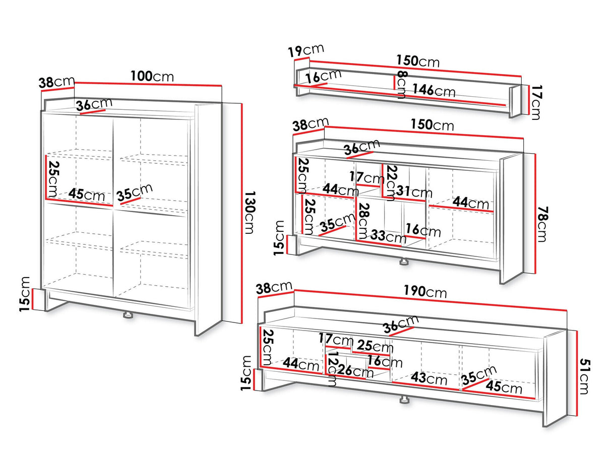 Svetainės komplektas 581860
