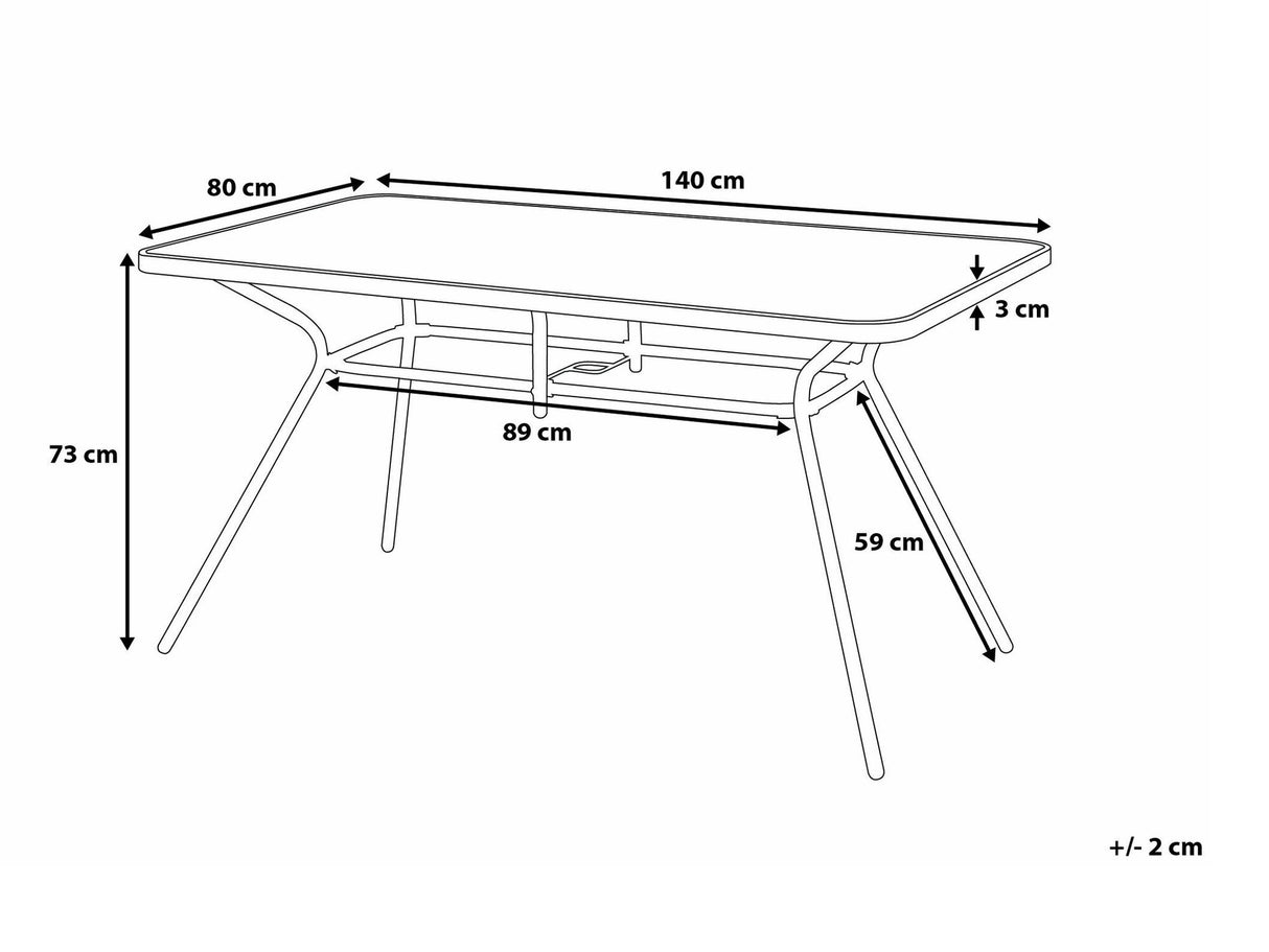 Stalo ir kėdžių komplektas 582405