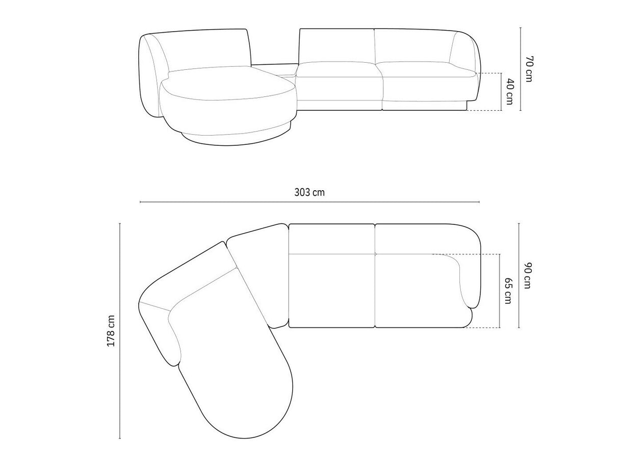 Modulinis minkštas kampas 582987