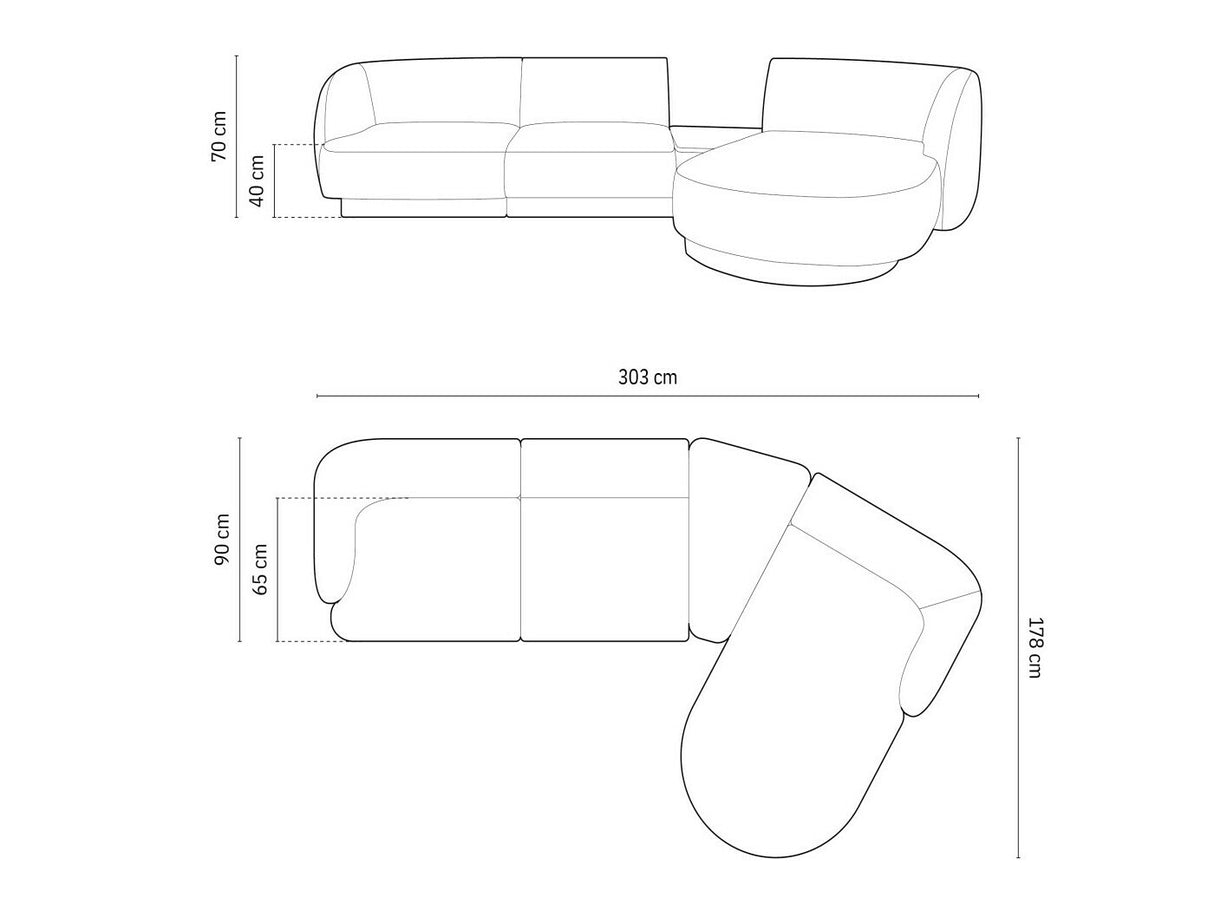 Modulinis minkštas kampas 582987