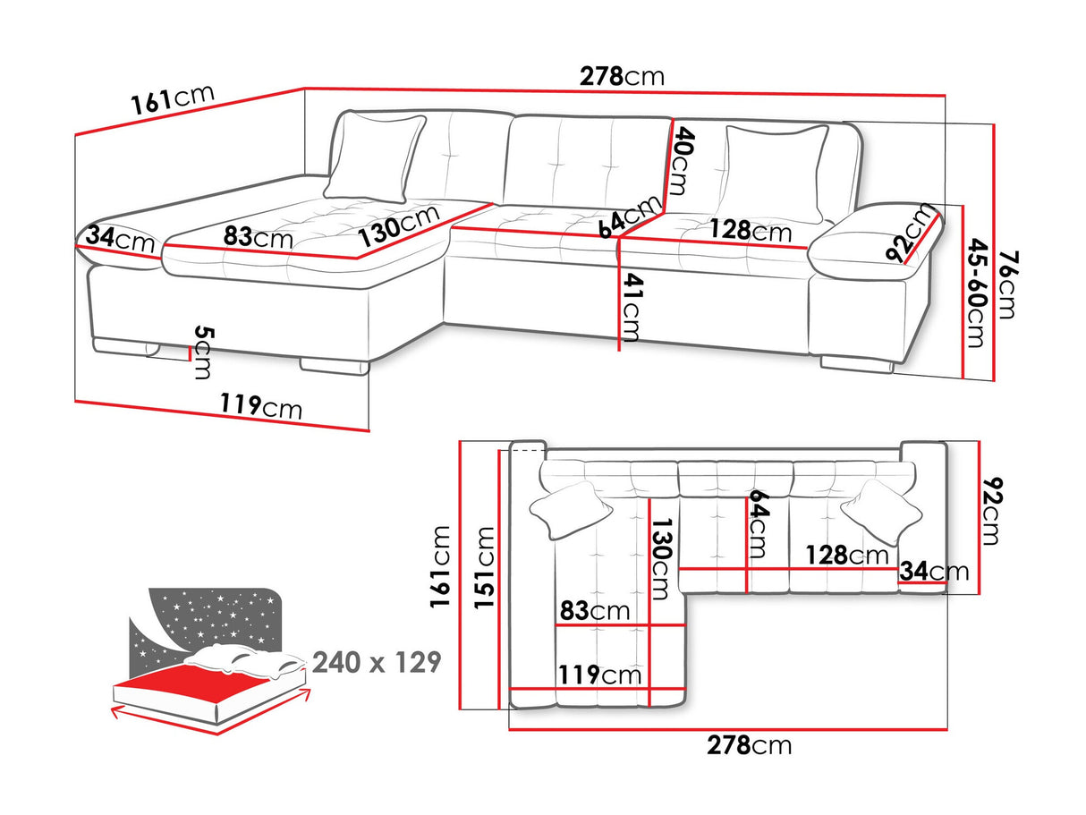 Minkštas kampas 68208