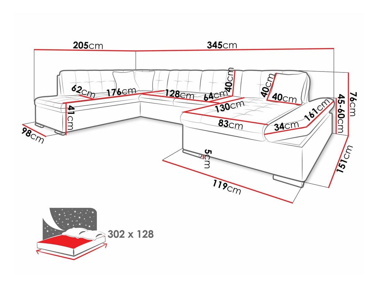 Minkštas kampas 68205