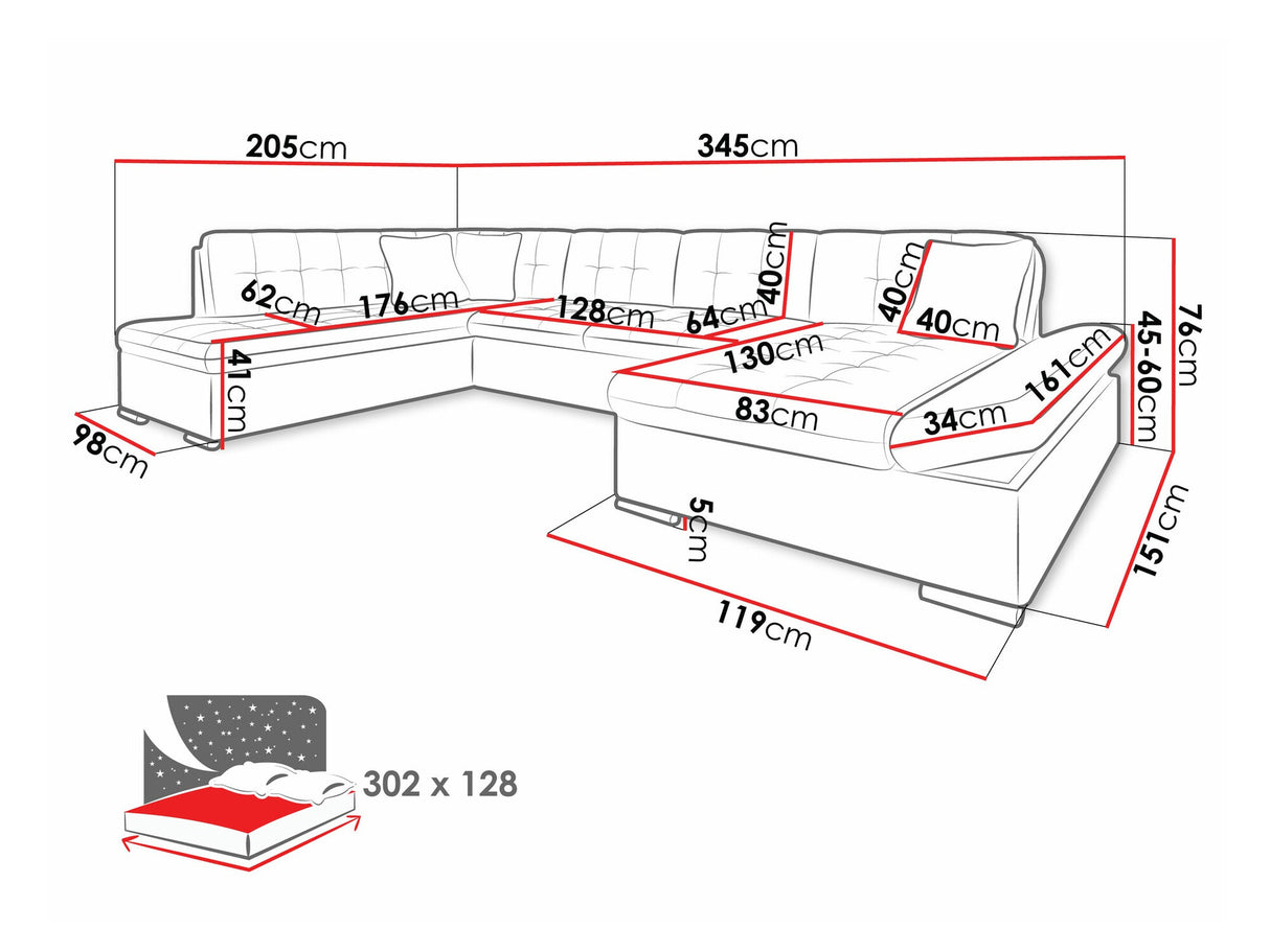 Minkštas kampas 68205