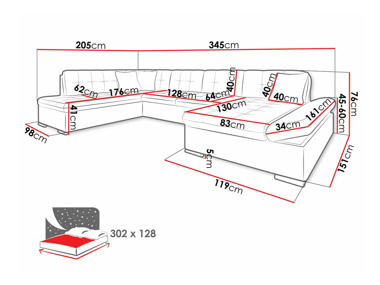 Minkštas kampas 68205