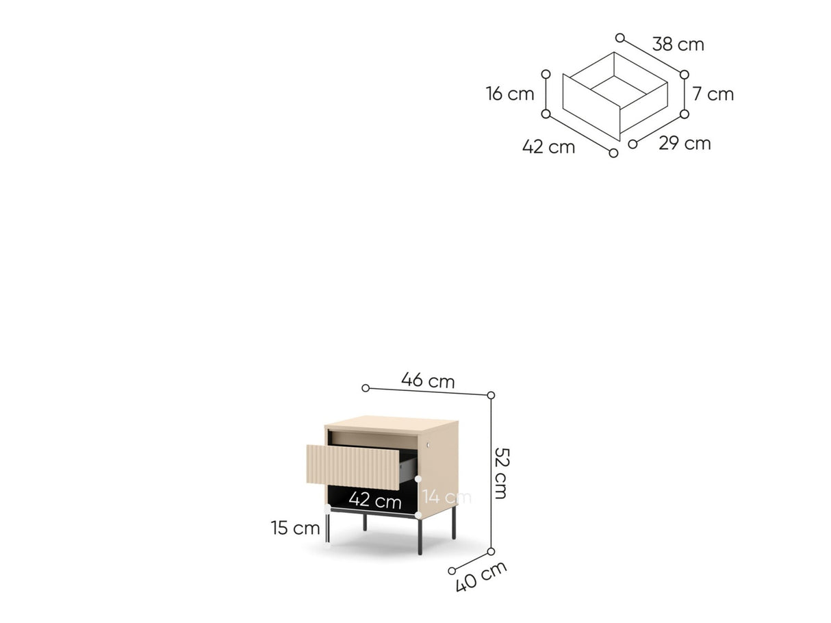 Naktinis staliukas 583475