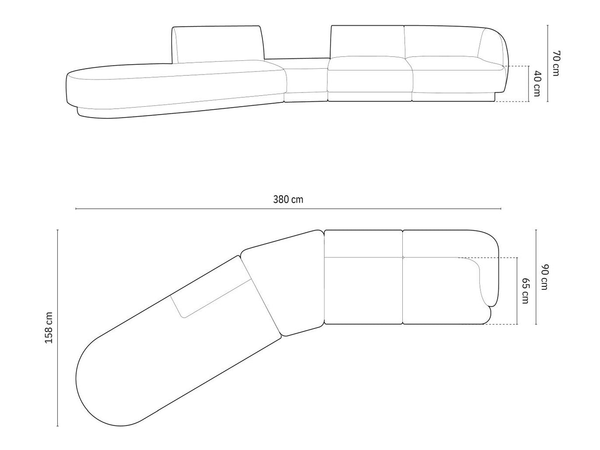 Modulinis minkštas kampas 583729
