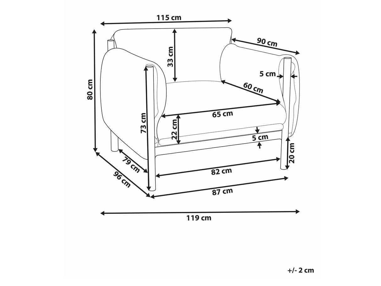 Lauko fotelis 583809