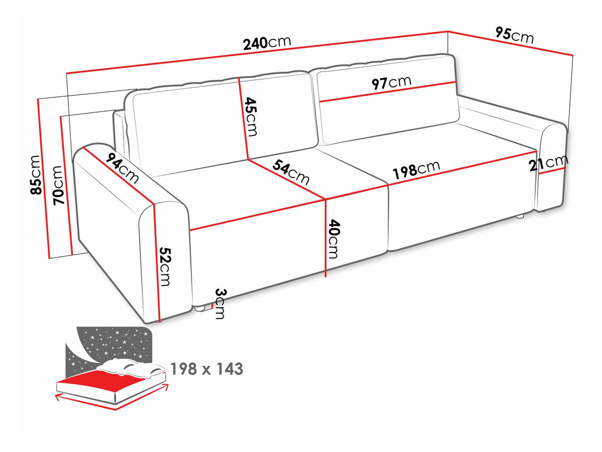 Sofa lova 584290