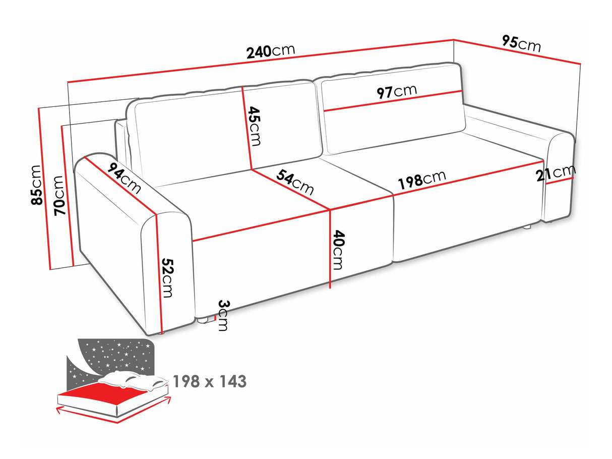 Sofa lova 584290