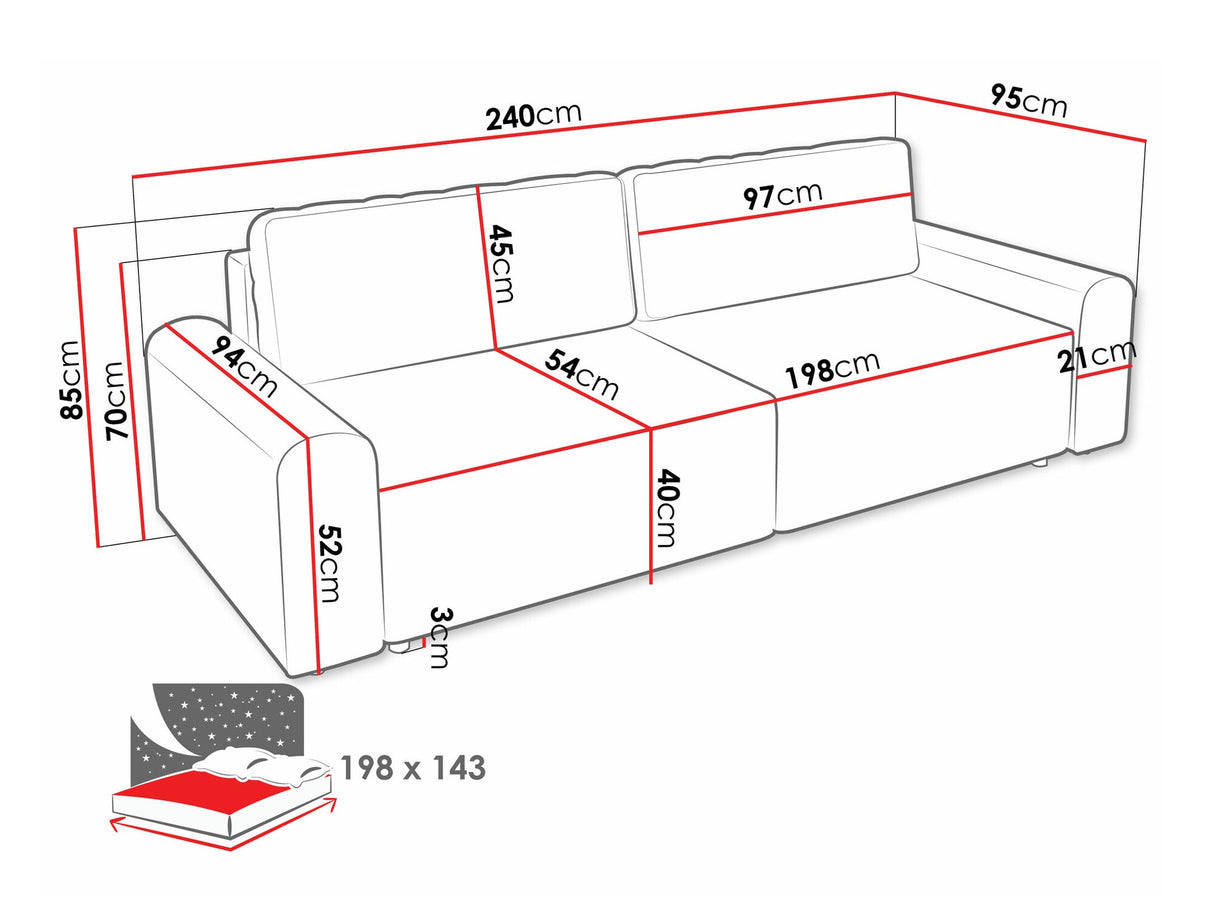 Sofa lova 584290