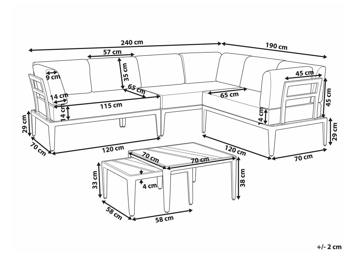 Lauko baldų komplektas 584470