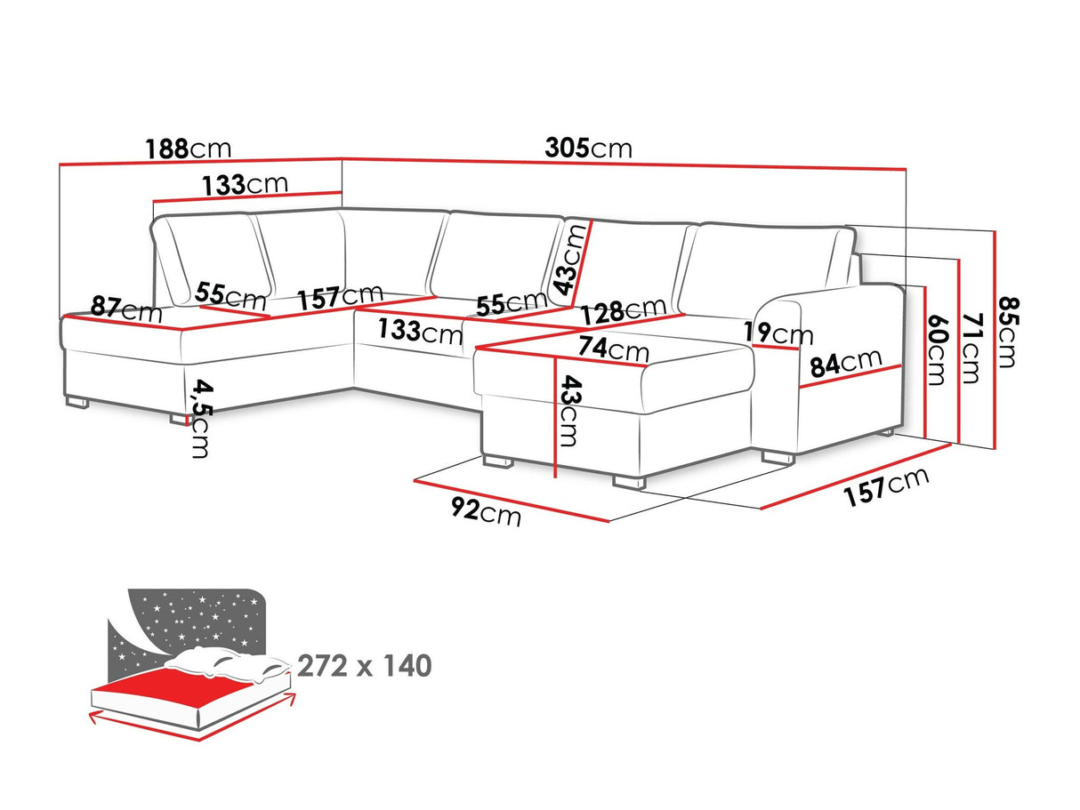 Minkštas kampas 116426