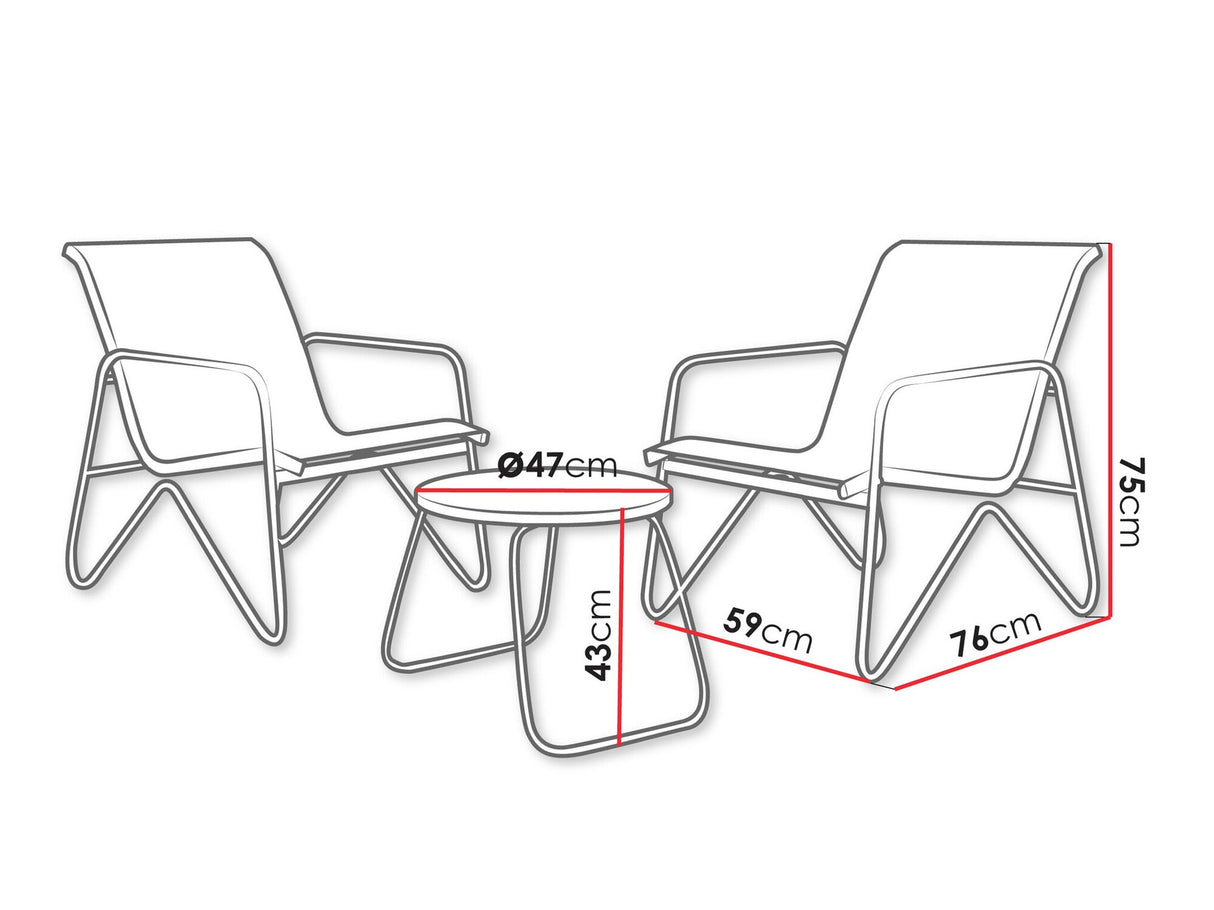 Balkono komplektas 584939