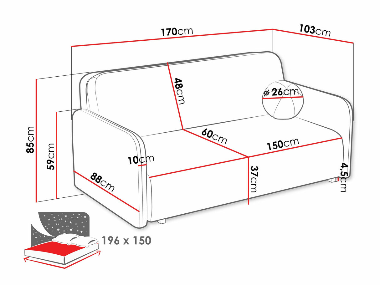 Sofa lova 585113