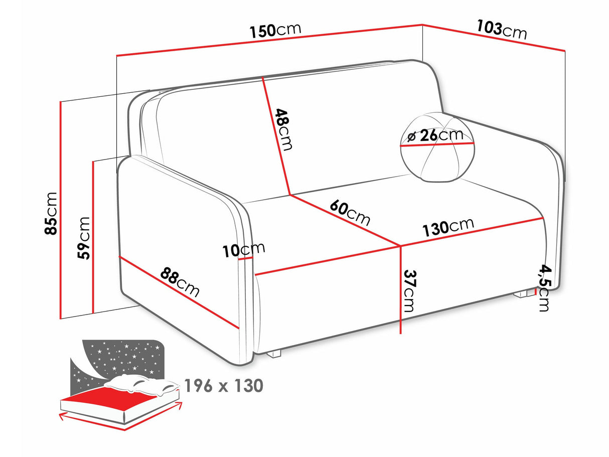Sofa lova 585140
