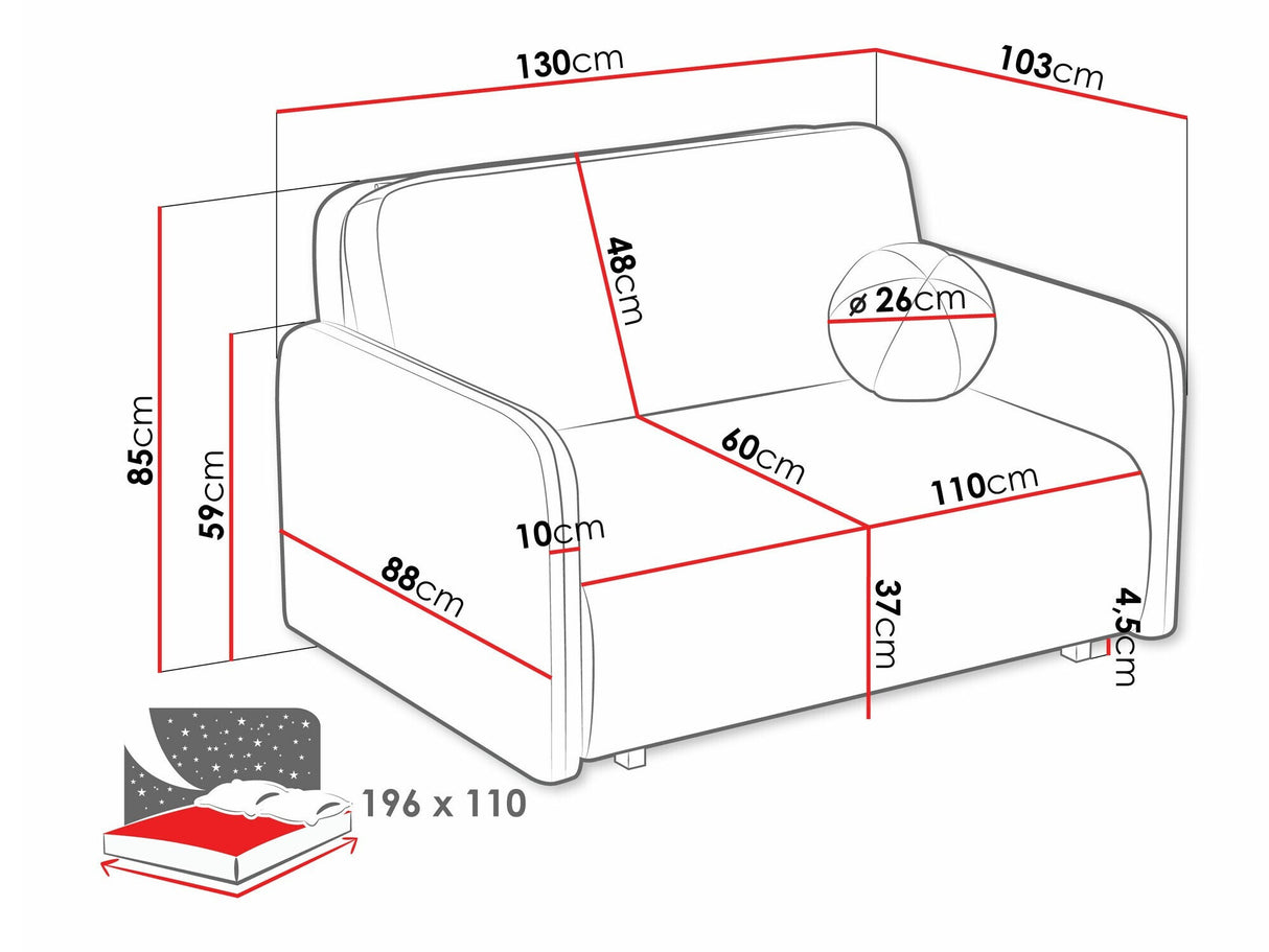 Sofa lova 585173