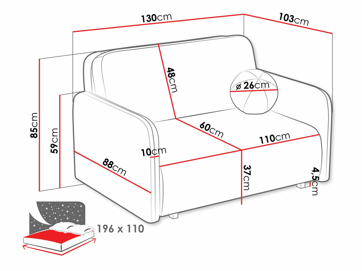 Sofa lova 585173
