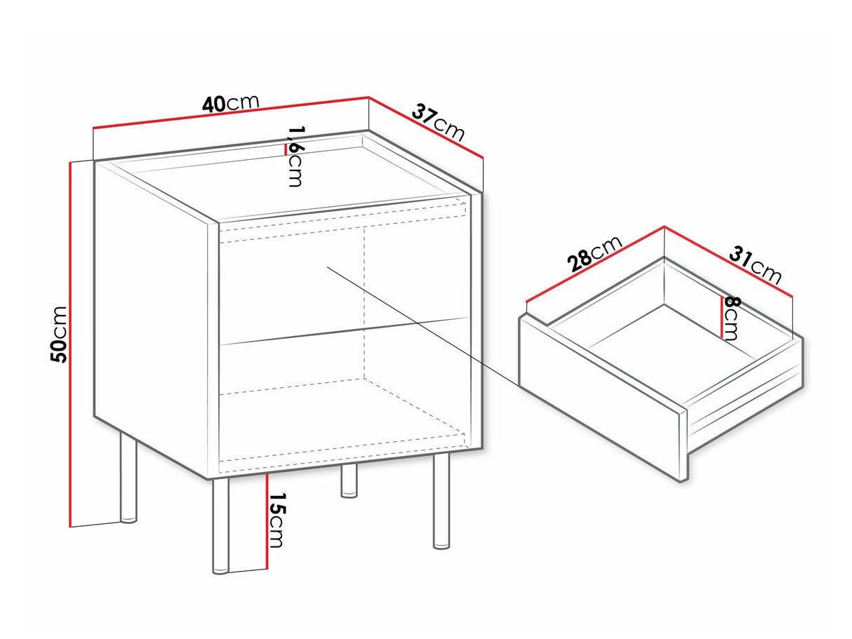 Naktinis staliukas 585386