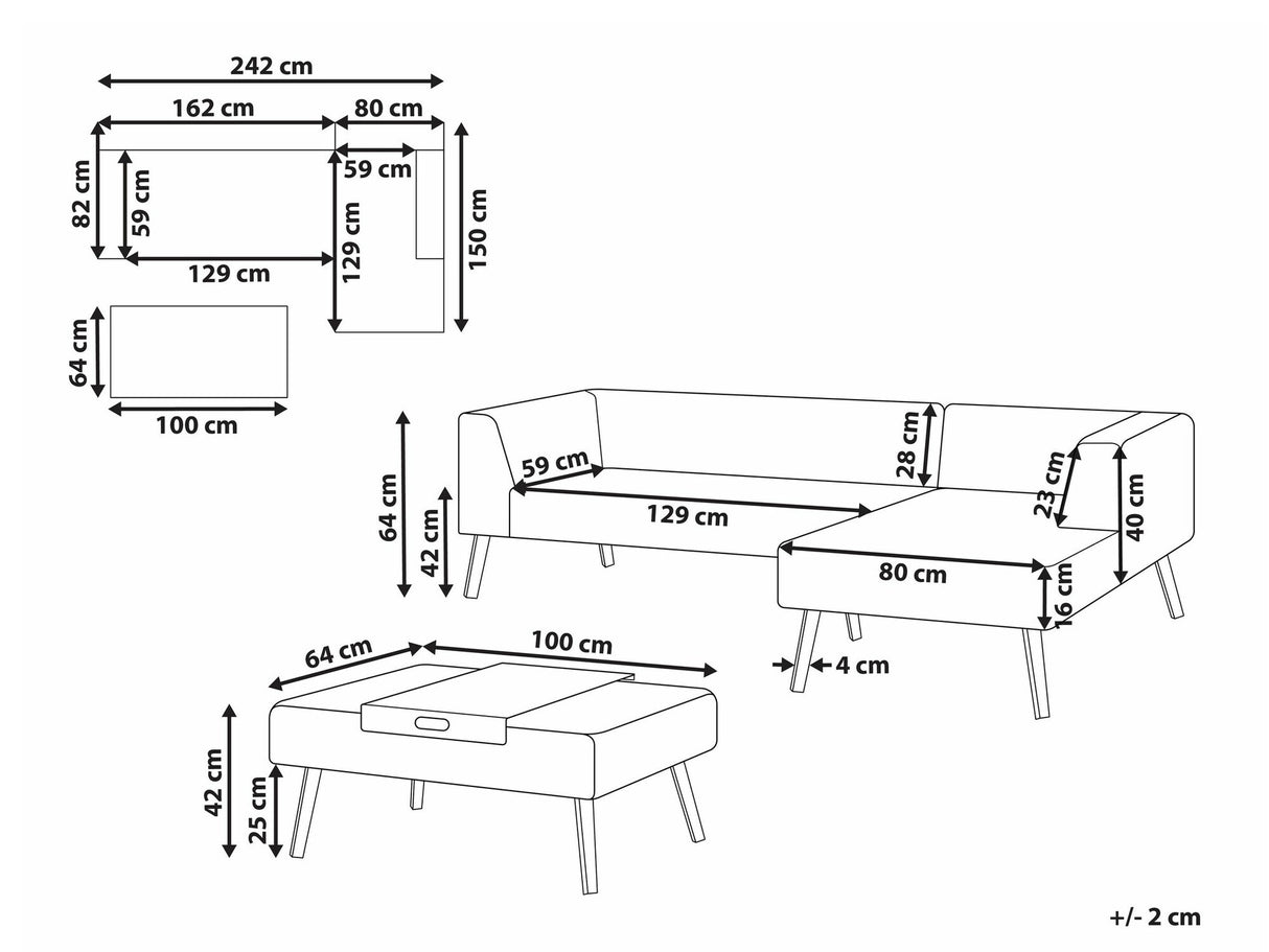 Lauko baldų komplektas 585556