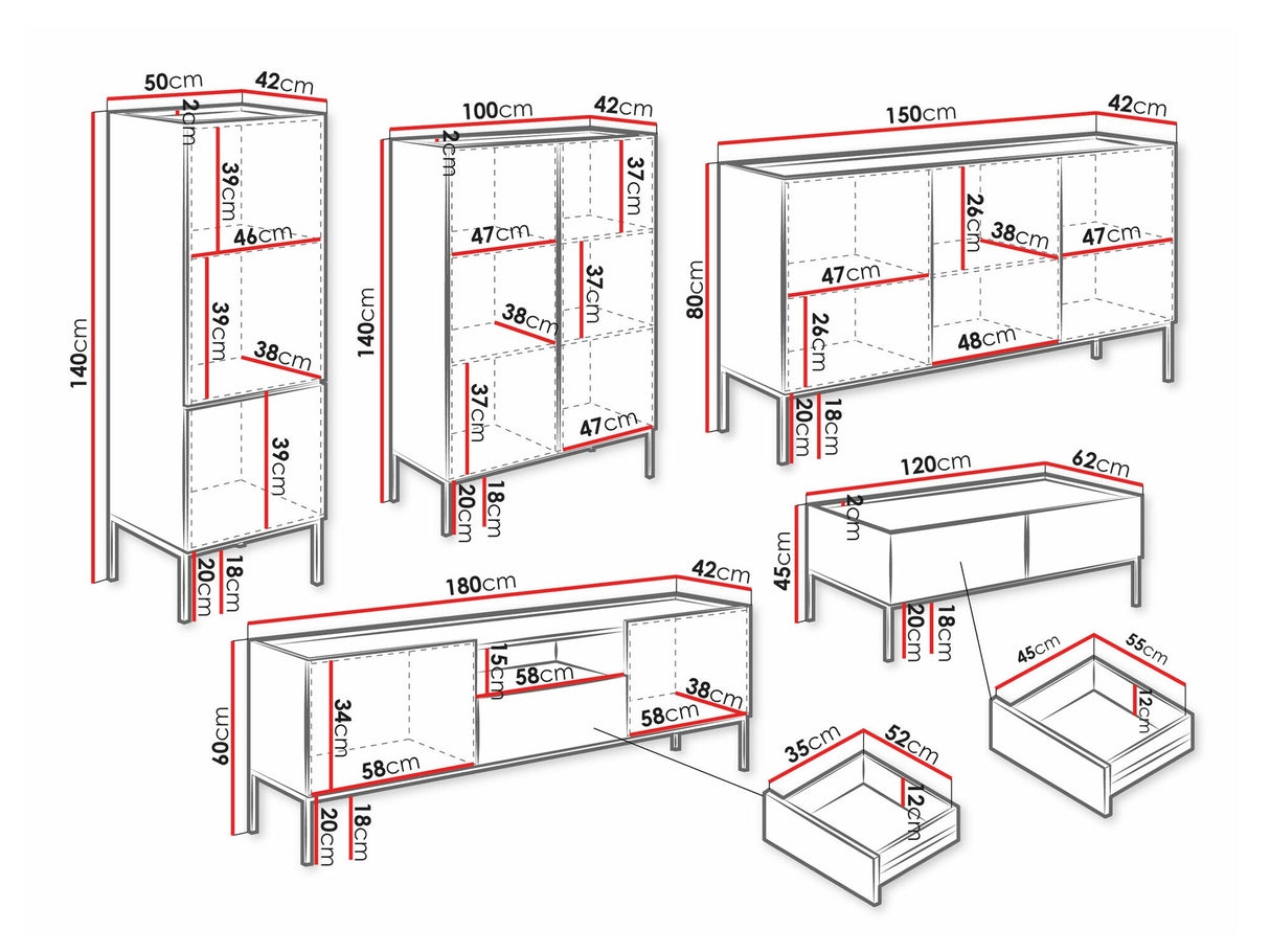 Svetainės komplektas 585614