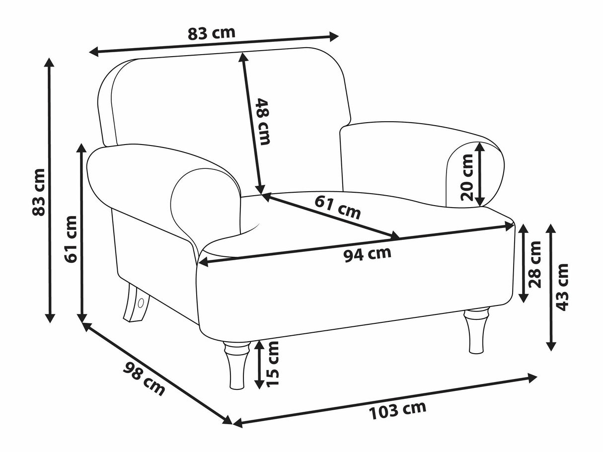 Fotelis 585705