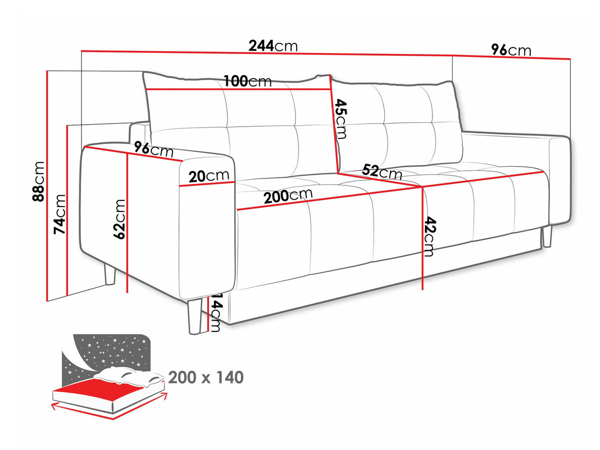 Sofa lova 585843