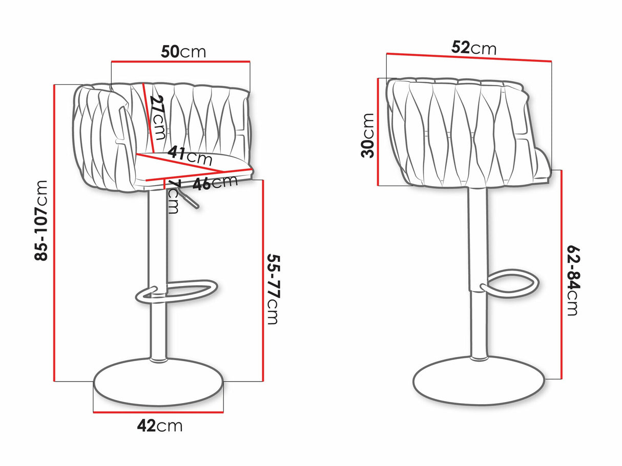 Baro kėdžių komplektas 555825