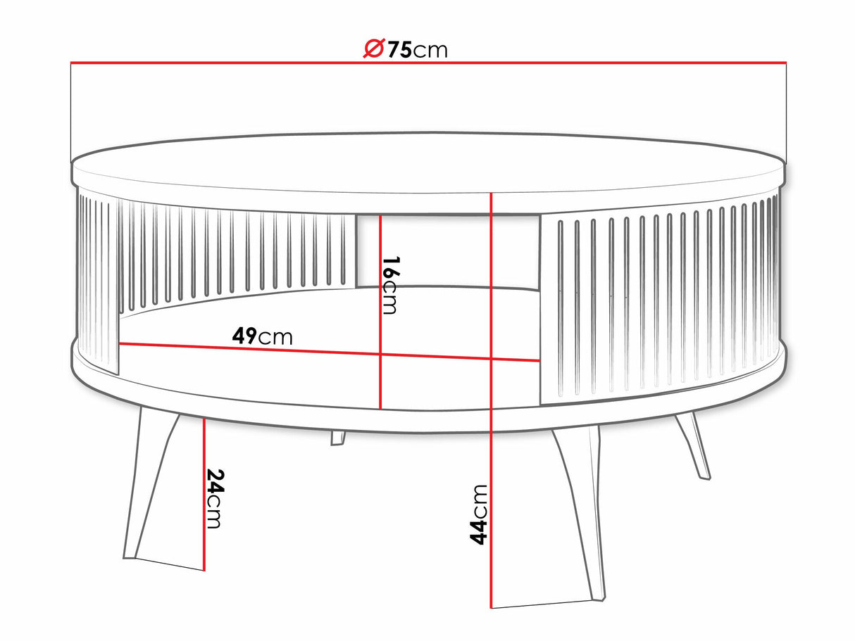 Žurnalinis staliukas 544987