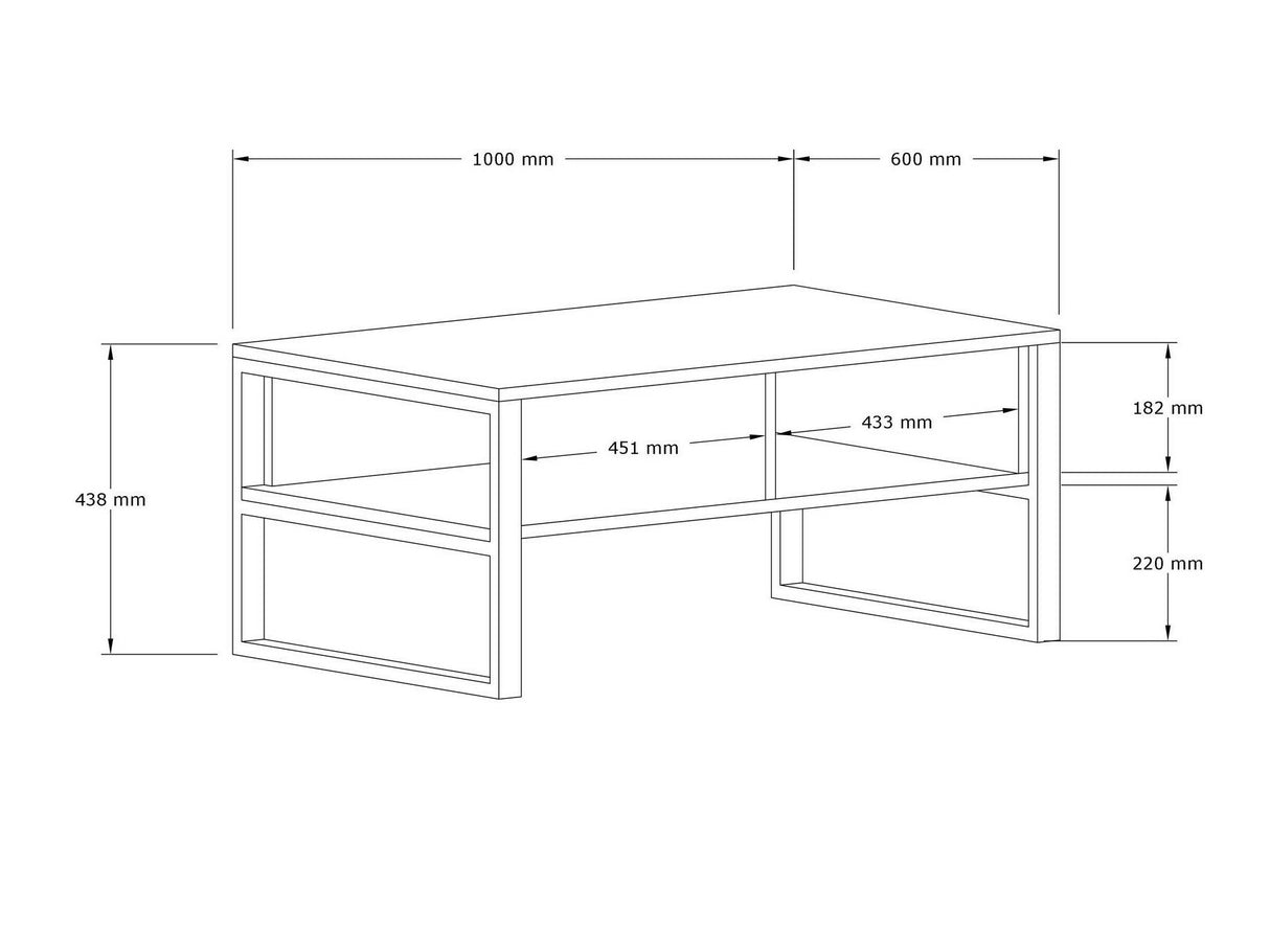 Žurnalinis staliukas 586042