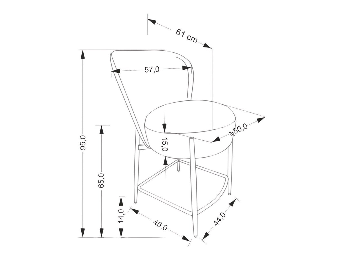 Pusbario kėdė 586394