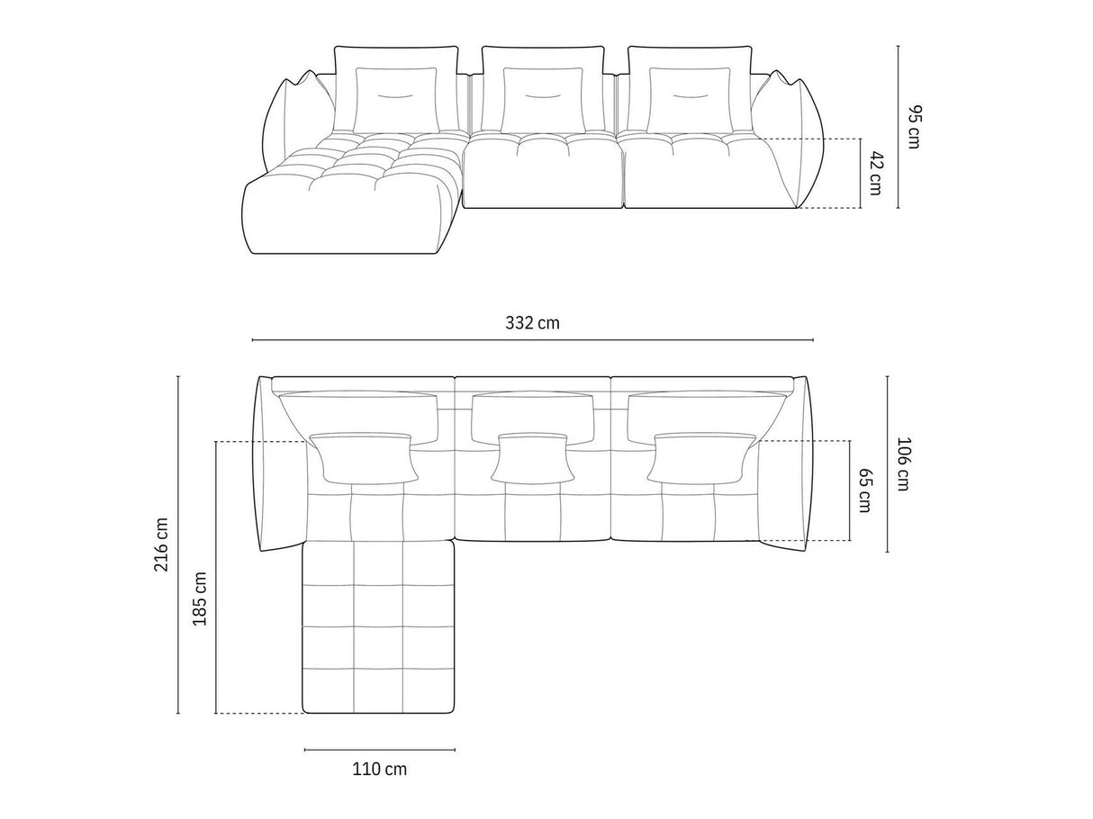 Modulinis minkštas kampas 587277