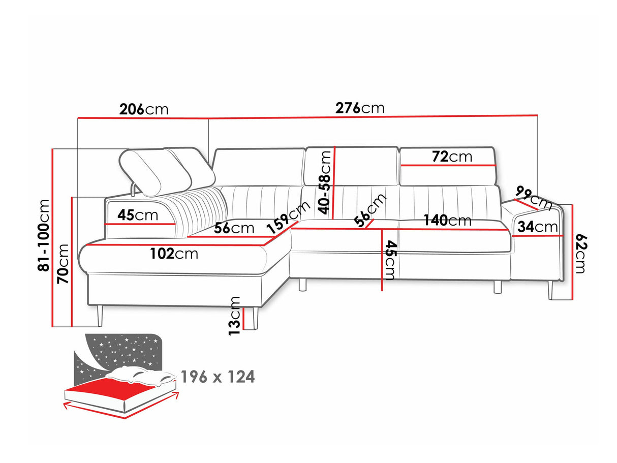 Minkštas kampas 587300