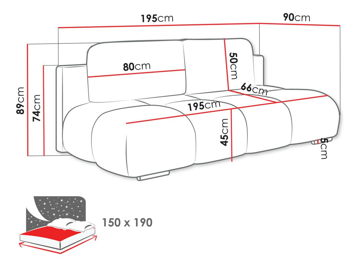 Sofa lova 587392