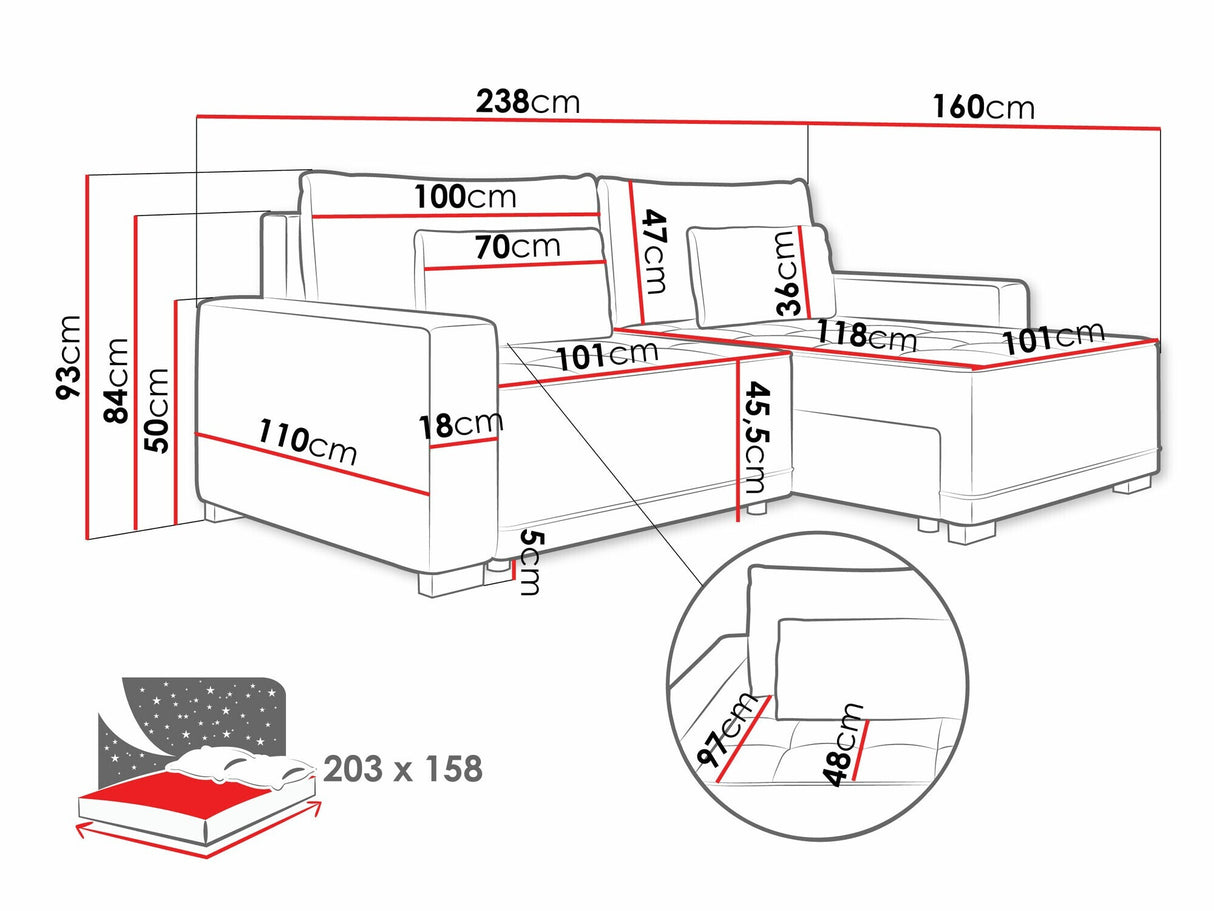 Minkštas kampas 587648