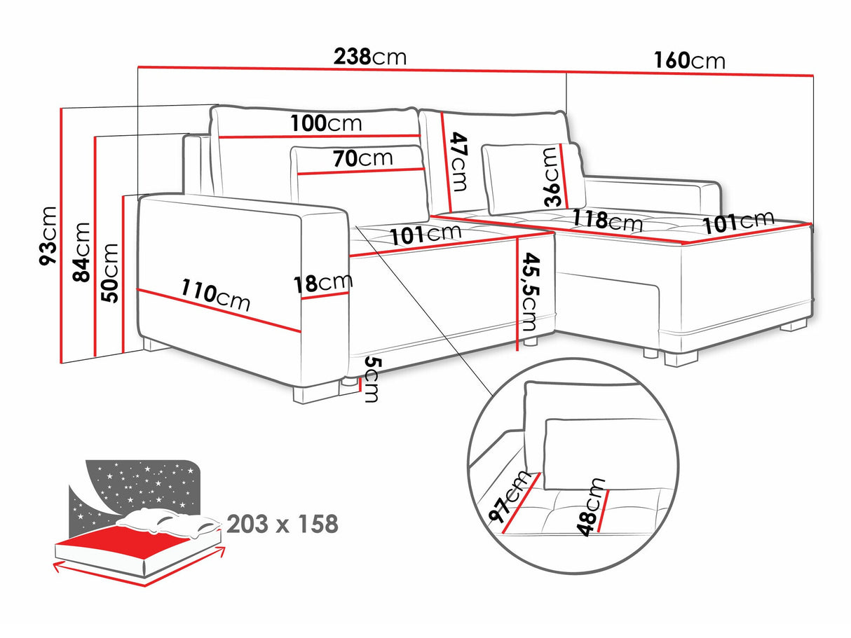 Minkštas kampas 587648