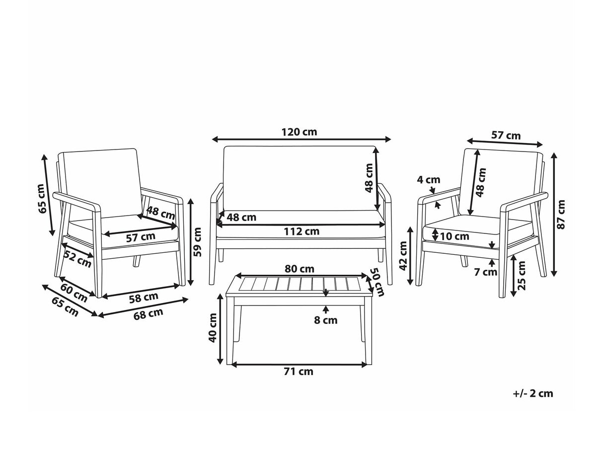 Lauko baldų komplektas 588188