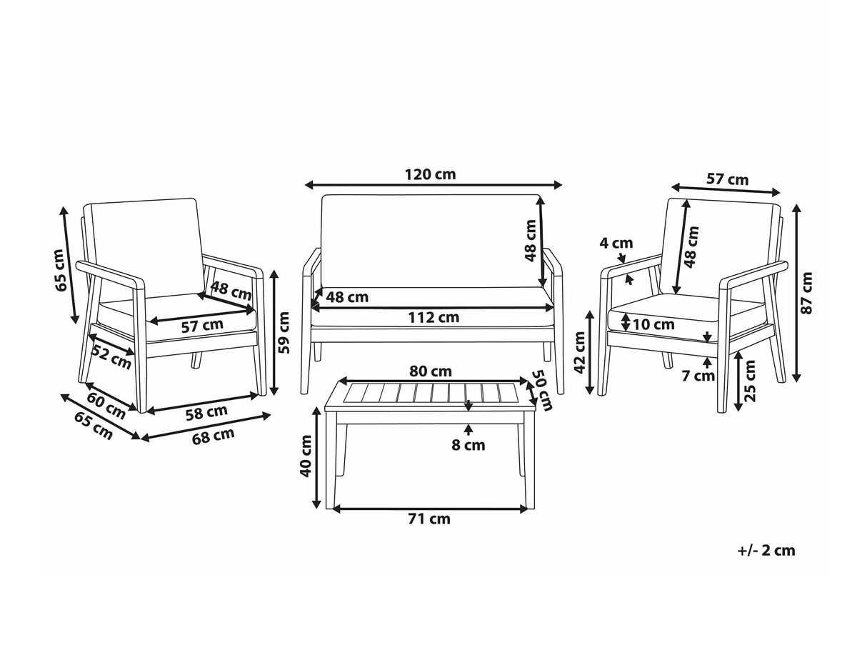 Lauko baldų komplektas 588188