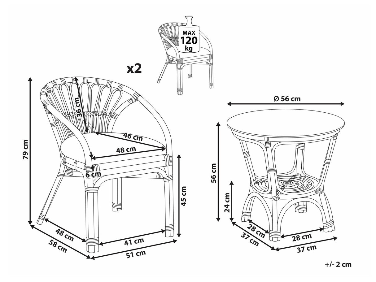 Balkono komplektas 588949