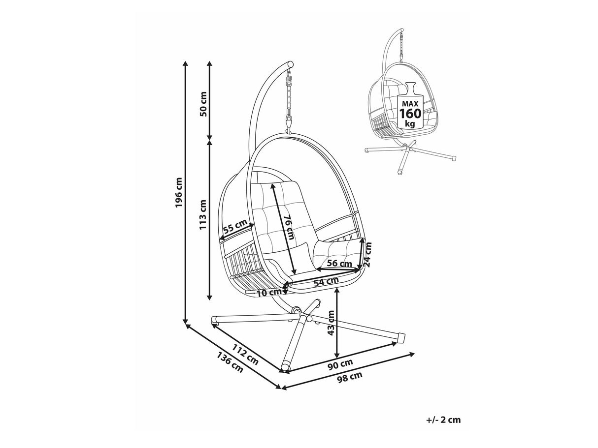 Supamas krėslas 589634