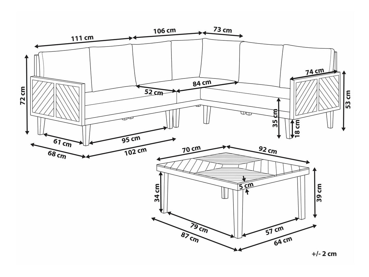 Lauko baldų komplektas 590120