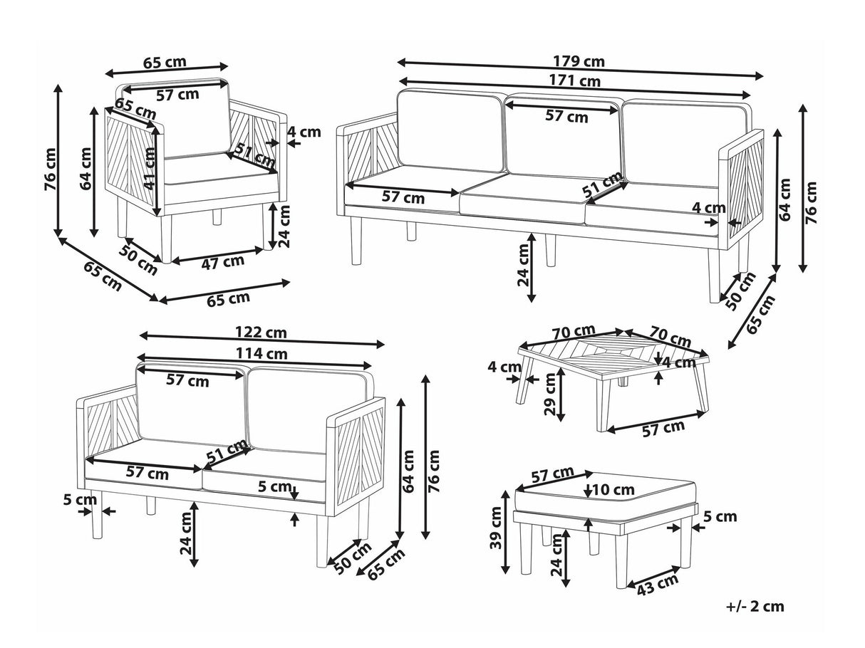 Lauko baldų komplektas 590137