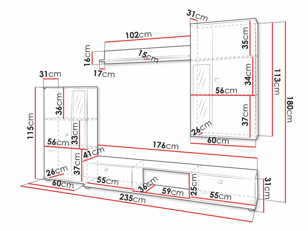 Svetainės komplektas 590208