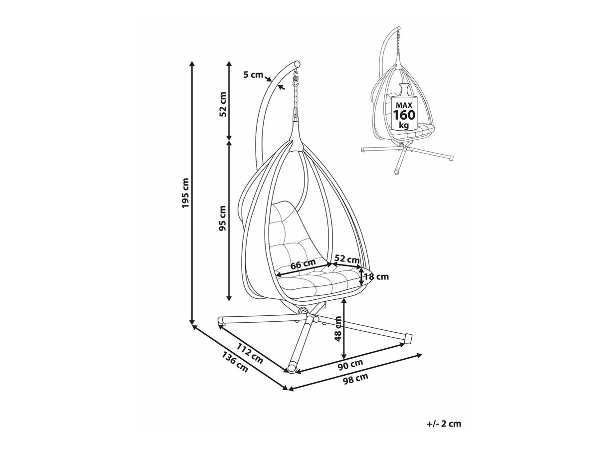 Supamas krėslas 590233