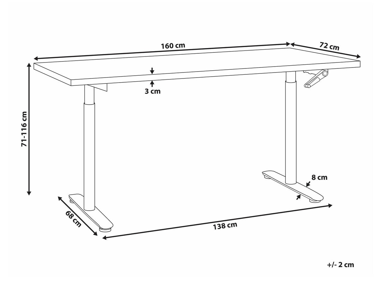 Reguliuojamo aukščio darbo stalas 590456