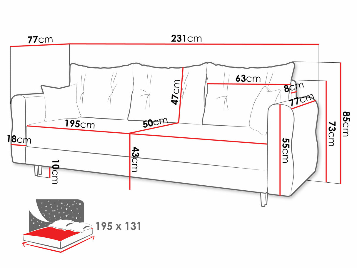 Sofa lova 564740